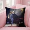 Singer L-Luke C-Combs Pillow Case Square Double-Sided Printing Short Plush Sofa Cushion Cover Bedroom Bedside Pillow