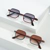Small Frame Sunglasses, Literary Square Glasses, Personalized Paint Sunglasses For Women