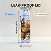 1PC Group Kitten Cat Family Cartoon Print 750ml Color Plastic Sports Water Bottle Leakproof Flip Straw Lid Suitable for Sports Office Home Use