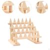 Holzring -Displayhalter Fingerständer Elegant Damen Bequem Minimalistisch Organizer Schmuckständer