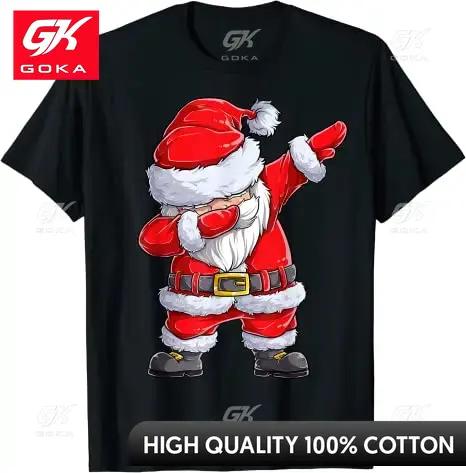 Dabbing Santa Claus Christmas Tree Lights Boys Kids Dab Xmas Costume TShirt Funny Santas Dab Cute Basics Graphic Tee Tops Gifts