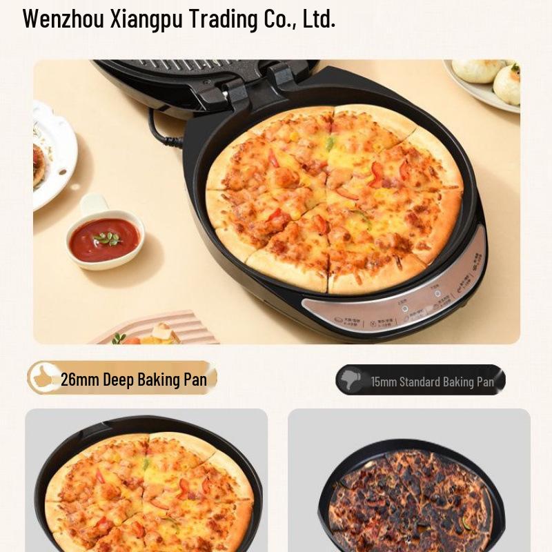 Electric Griddle with Increased Depth: Double-Sided Heating Pan for Frying, Grilling, Baking, and Pancake Making