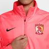 Nike Squad Stand Collar Long Sleeve Zip Football Jacket Men Jacket Volcanic-Rock-Red Black AR4515-807
