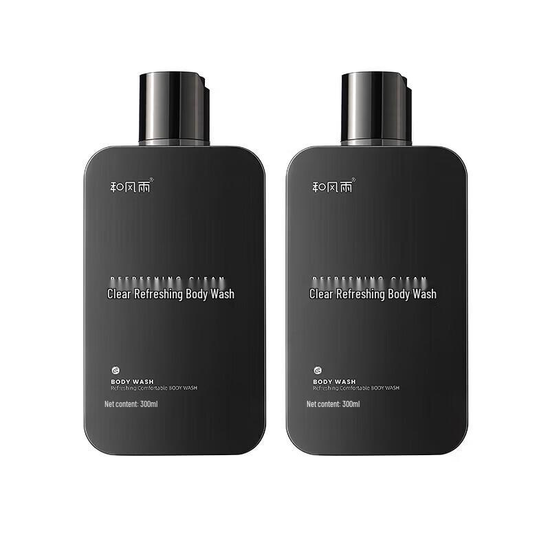 Hefengyu Refreshing & Moisturizing Shower Gel, 2x300ml