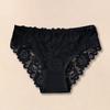 Low-waist Mesh Lace Briefs Hollow-out Women's Underwear Creative Lace Seamless Panties  Female