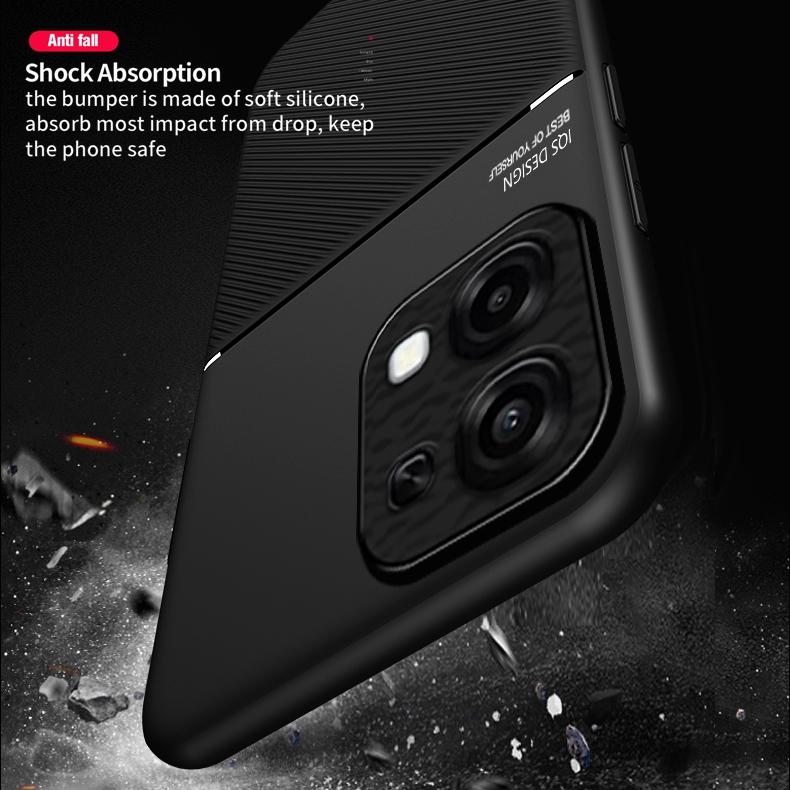Rugged Non-Slip Case for OPPO A6 Pro 5G 4G Protective Cover Magnetic Suction Holder Coque Fundas Capa