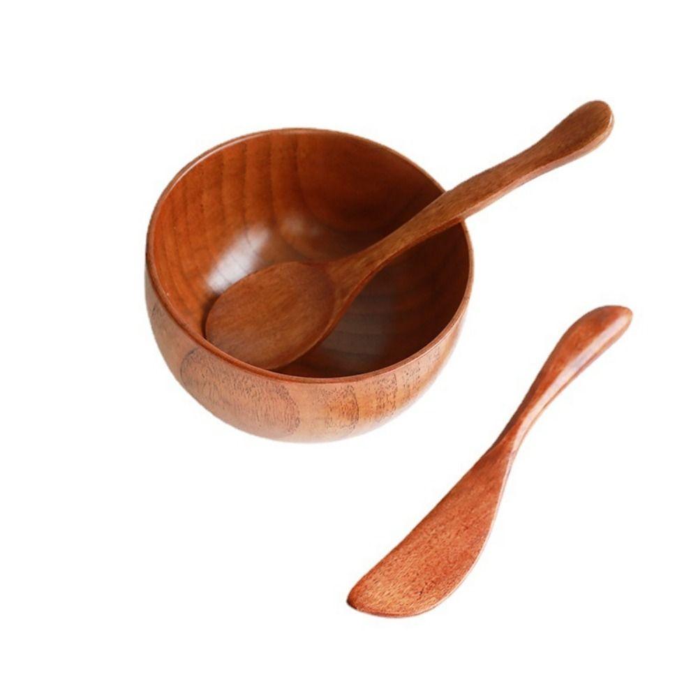 Spoon SPA Beauty Supplies Wooden Mask Tools Mask Bowl Brushes Makeup Tool Kits Face Mask Mixing Bowl Set Facial Mask Tools