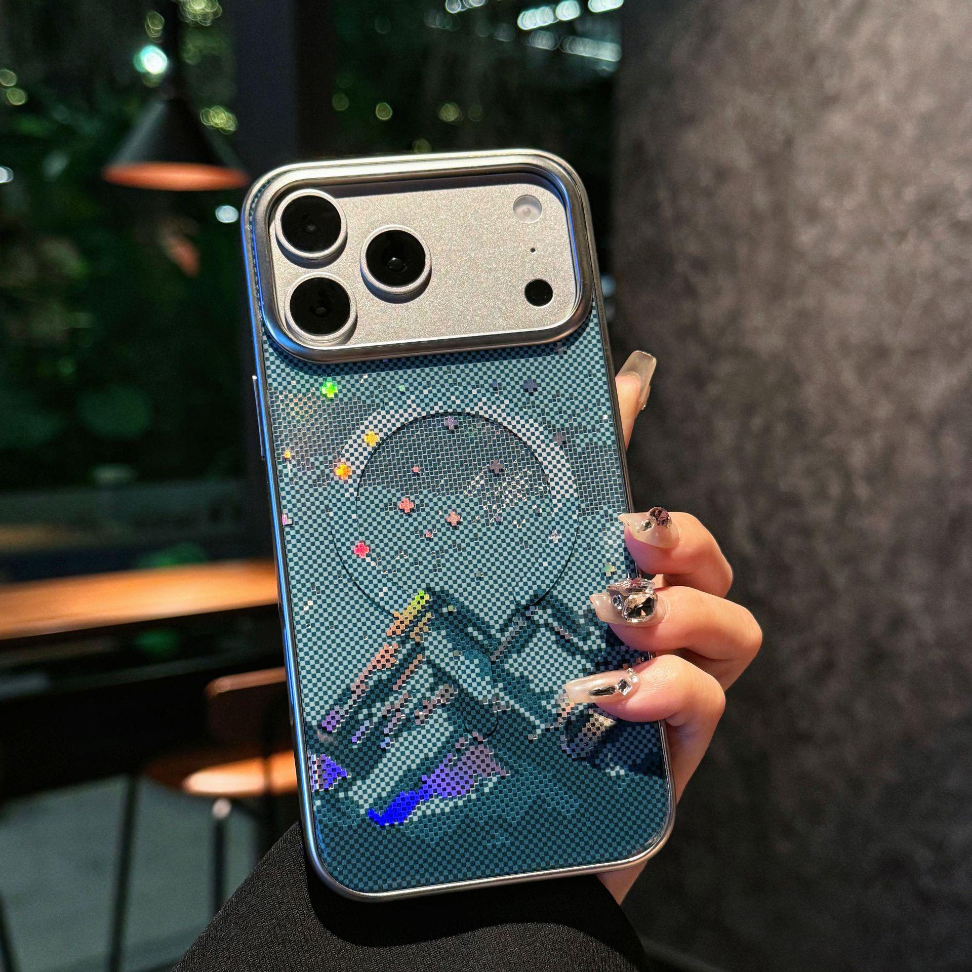 

Star River Magnetic iPhone 17Promax Case: Electroplated Soft-Edge, Drop-Proof Protective Mirror for iPhone 16 iPhone 16
