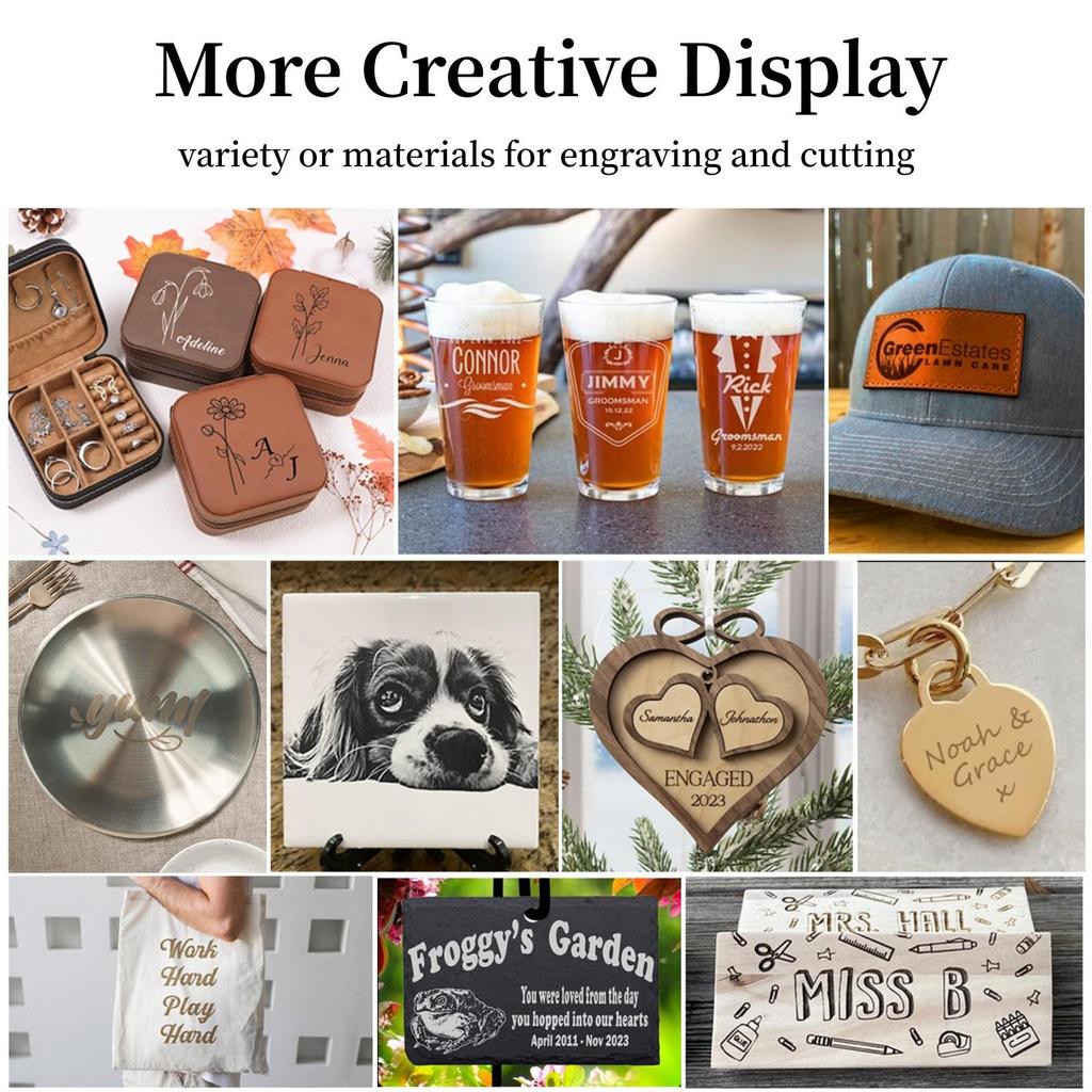 Laser Engraving & Cutting Machine with Laser Head Module for DIY Marking & Printing