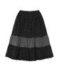 BAUF Vintage Frill Skirt [Black Dots]
