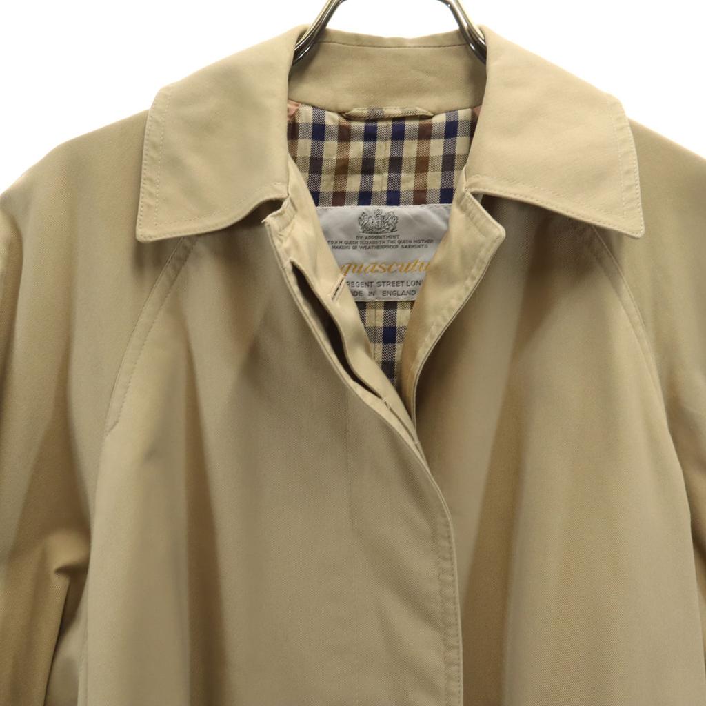 Aquascutum 80s vintage Stainless collar coat beige Women Used