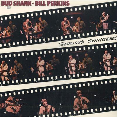 LP Record BUD SHANK - BILL PERKINS - Serious Swingers C14031 Contemporary Re 1987 US Jazz