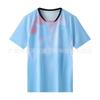 Quick-Dry Breathable Badminton Shirt Men Women Kids Training Competition Sportswear Short Sleeve