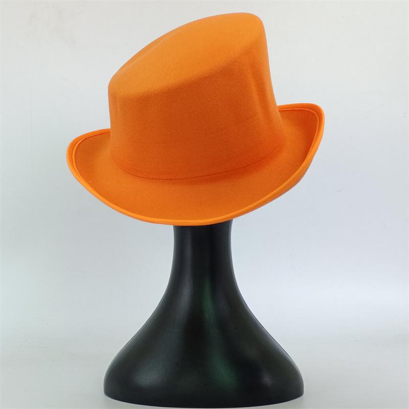62CM Men s Fedora Hat Black Tall Fedora Wedding Large French Fedora Hat Men and Women Gentlemen Slanted Hat Presidential Hat 60-62cm