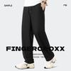 Fingercroxx Herren Eisseide Cropped Straight-Leg Hose