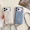 Lanyard Phone Case for iPhone 17 Air 16E 15 14 11 Pro Max 13 12 11 Mini X XS XR 8 Plus Wallet Card Holder Leather Cover
