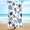 Underwater Sunlight Sea Turtle Beach Towel Sand Free Quick Dry Blanket Ocean Ray Water Ripple Tortoise Print Towel