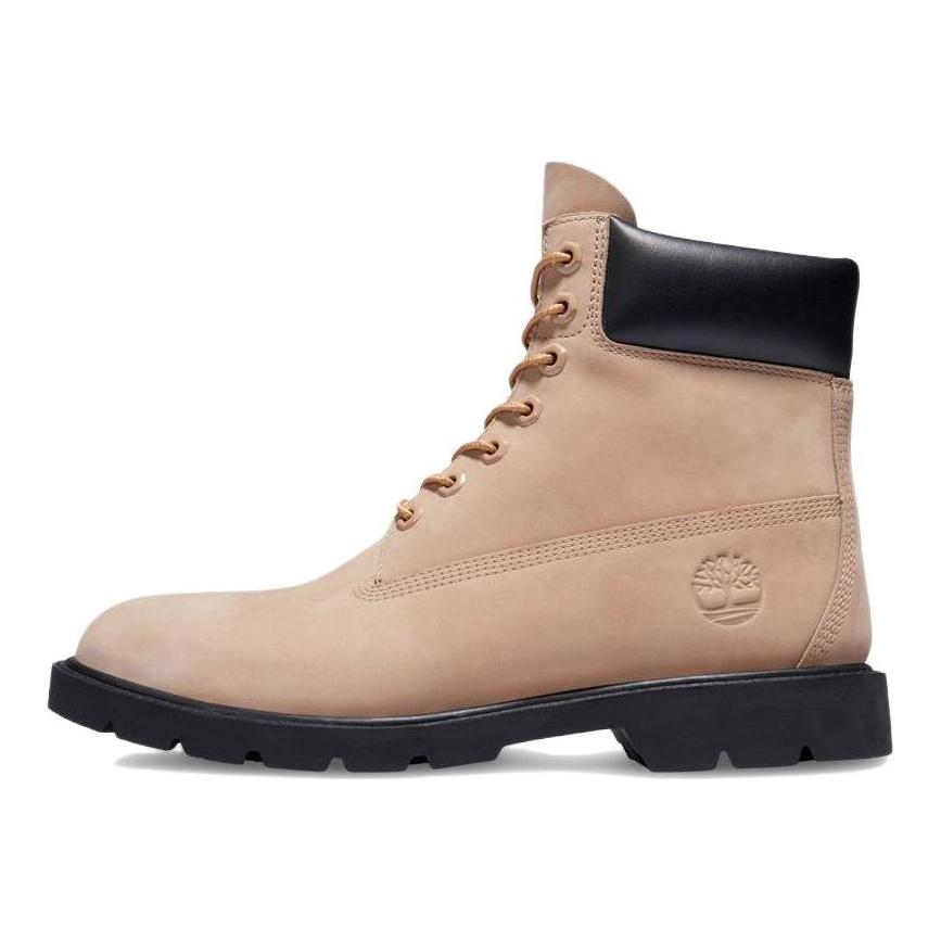 Timberland 6-Inch Premium Leather Breathable Warm Durable Casual Fashion Short Outdoor Boots Men boots Khaki Black A2GQGF36