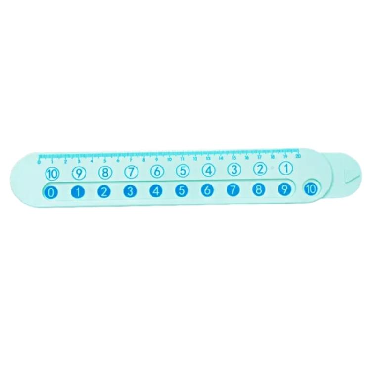 Educational Math Mathematics Ruler 20cm Plastic Measurement Ruler For Architectural Drafting Geometry Drawing Sketching