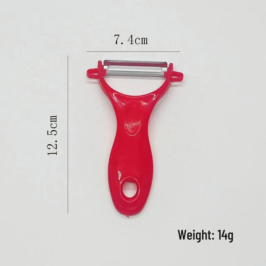 Stainless Steel & Plastic Multifunctional Fruit and Vegetable Peeler with Grater