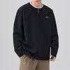 JEEP Men's American Retro Double-Layer Collar Pullover Sweatshirt