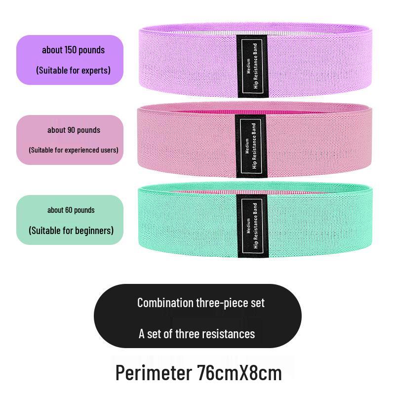 Non-Slip Latex Silk Resistance Band for Yoga, Stretching, and Glute Workouts