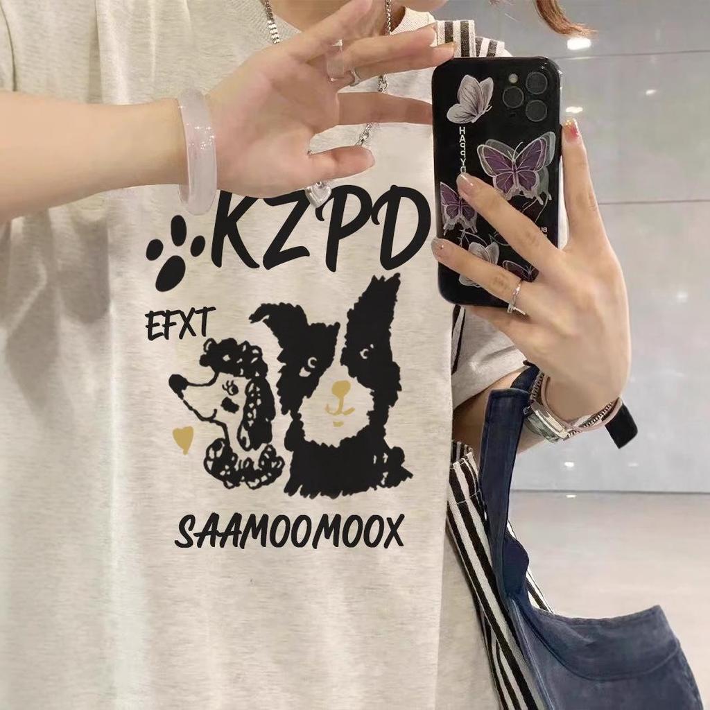 Women's Plus Size Retro Short Sleeve T-Shirt - 2025 New Design, Loose Fit