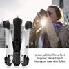 Universal Mini Three Feet Support Stand Tripod Monopod Base with 3 8in Mounting Screw