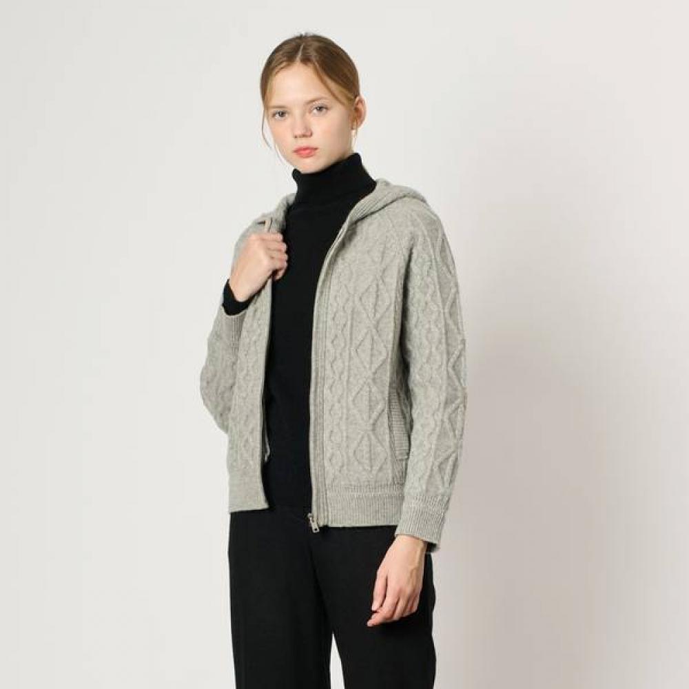 Bcbg Cable Hoodie Knit Jumper B4wak120 black (99)/66