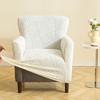 1PC Elastic Club Bar Chair Cover Leaves Jacquard Tub Armchair Covers Elastic Single Couch Slipcover for Home Bar Hotel Office