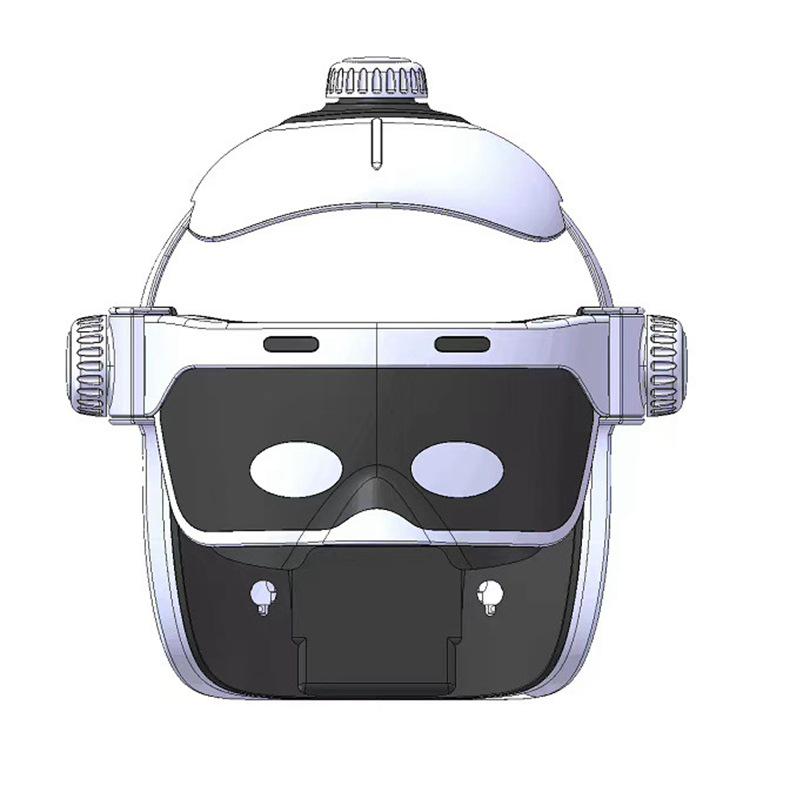 Automatic Scalp Massager Helmet for Migraine and Fatigue Relief, Sleep Aid, and Meridian Dredging.