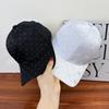 Spring Embroidered Hot Diamonds Fashionable and Sweet Versatile Women's Outdoor Leisure Cover Anti-sun Duck Tongue Baseball Cap