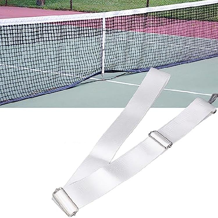 Practical Tennis Net Center Strap Adjustable Length Nylon Webbing Design Great for Outdoor Training Practice Occasion