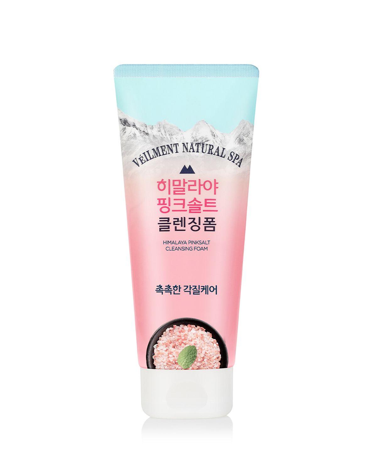 Natural Spa Himalayan Pink Salt Cleansing Foam 200mL Deep pore cleansing