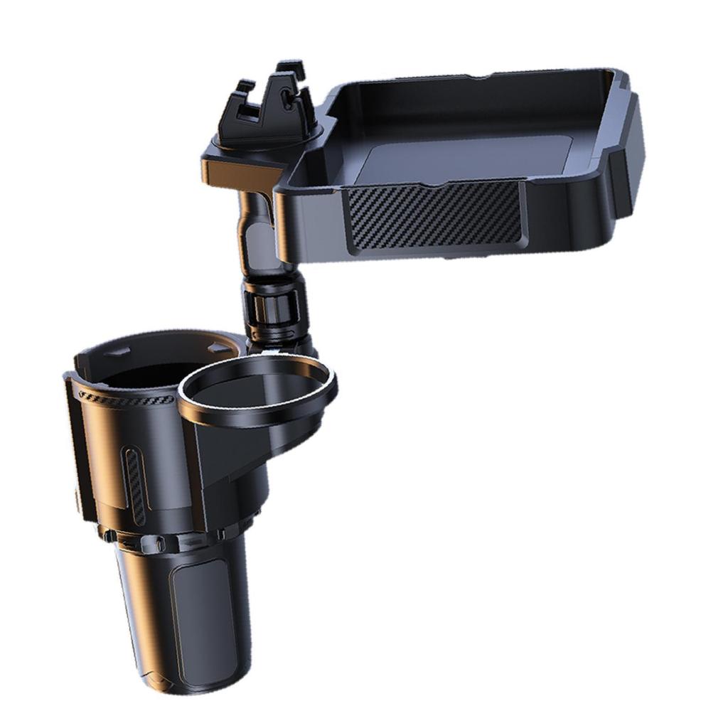 Generic Cup Holder Expander for Car Road Trip Essentials Automobile Organizer Double Cup Holder Easy to Install Expandable Base