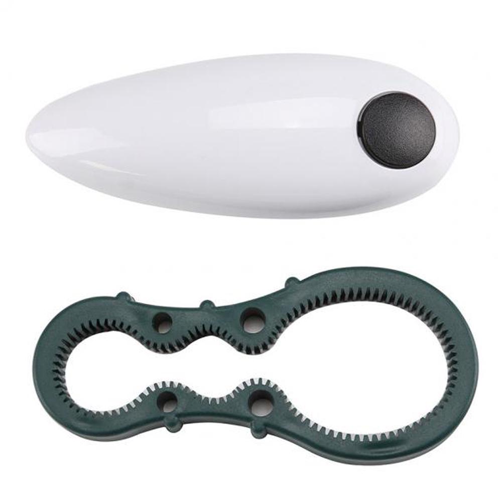 

Новая мини-удобная автоматическая электрическая открывалка для консервных бутылок в одно касание и ключ для бутылок без рук белый