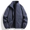 Large Size New Hoodless Stand-up Collar Jacket Men's Spring and Autumn Tide Brand Outdoor Casual Jacket