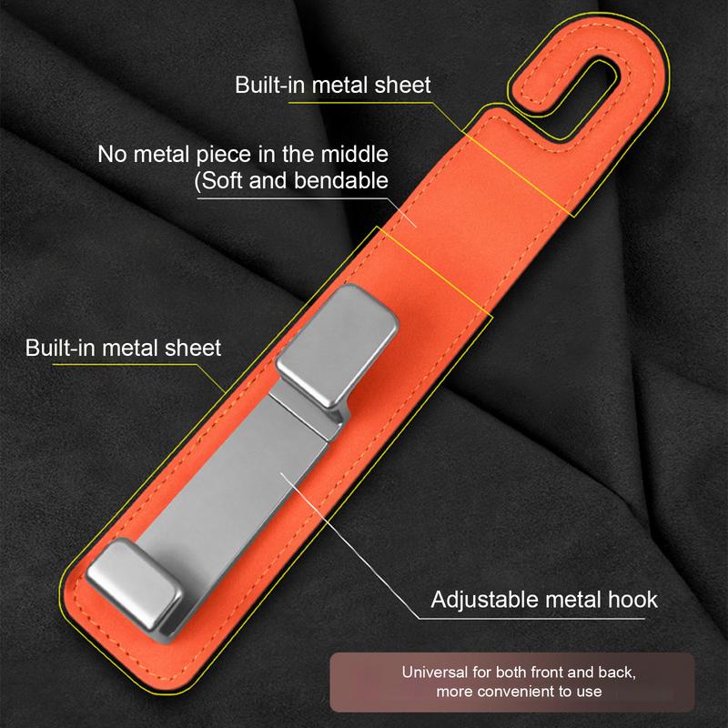 Car Seat Headrest Hook Vehicle Back Seat Headrest Hook Hanger Purse Holder Car Hook Mobile Phone Holder Car Back Seat Organizer