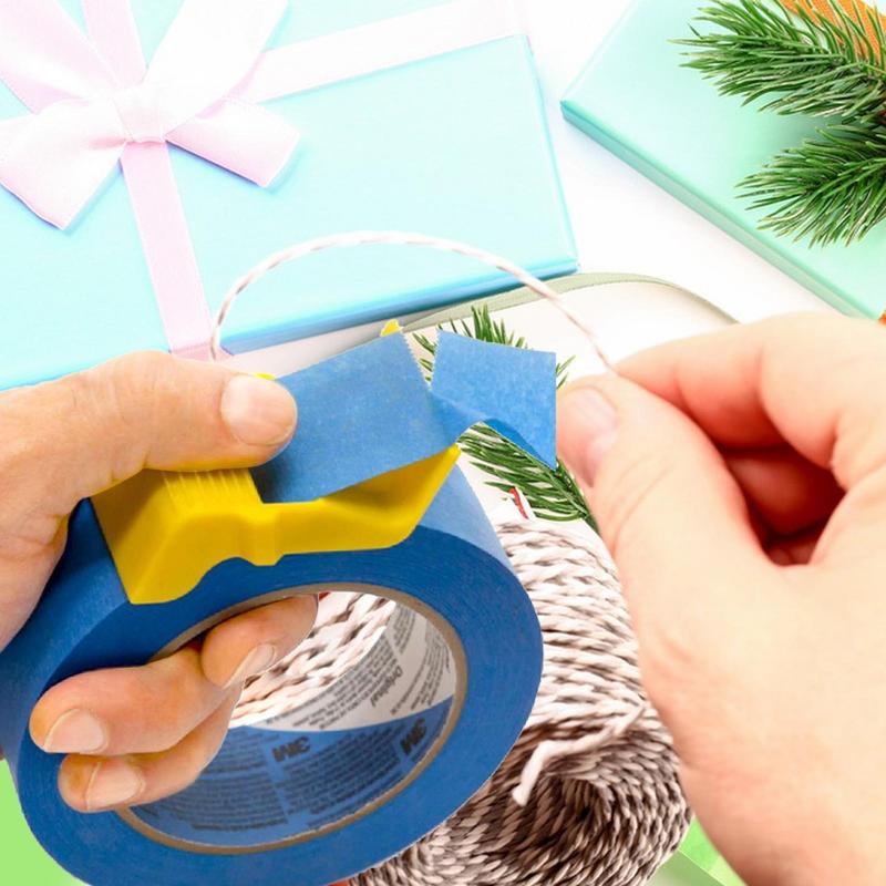 Masking Tape Dispenser Painters Tape Compact Cutter Applicator Painting Tape Dispenser Tool for Studio Indoor Home and Outdoor