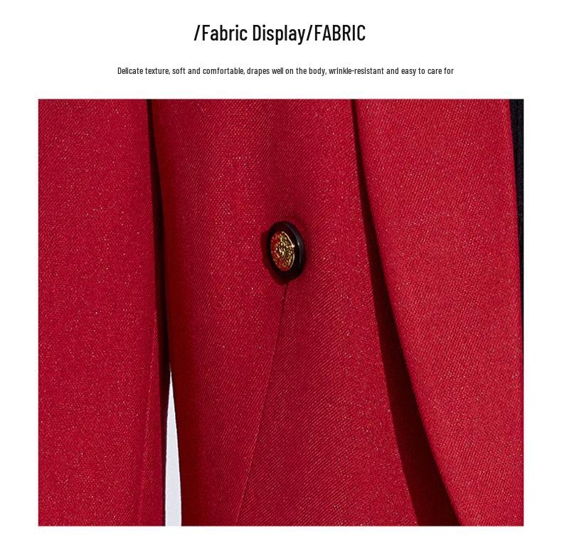 Damen Herbst/Winter Professioneller Anzug - Eleganter Stil für Hotelmanagerin oder Kosmetikerin Arbeitskleidung