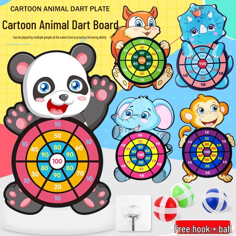 Interactive Kids' Sticky Ball Dart Board for Indoor & Outdoor Play