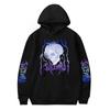 Мужская толстовка с капюшоном Rap-skull, спереди принт черепа с дредами и молнией, на рукаве текст Juice WRLD, мягкий флисовый пуловер-свитшот для спорта и повседневной носки