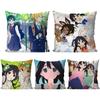 1pc Animation Tamako Market Pillow Case Square Pillow Bedroom Sofa Leisure Comfort Cushion Car Living Room Home Decoration 40X40