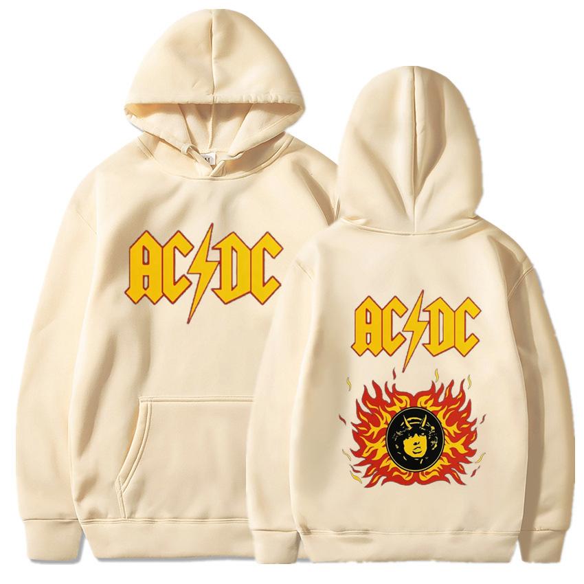 2024 Ac Pwdup Live Dc Print Hoodie Manner Pullover Sweatshirt Retro Fashion Oversized Hoodies Punk Streetwear