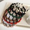 No-Slip Toothed Wave Headband - New Style, Solid Color, Wool Wrapped, Hair Comb Design