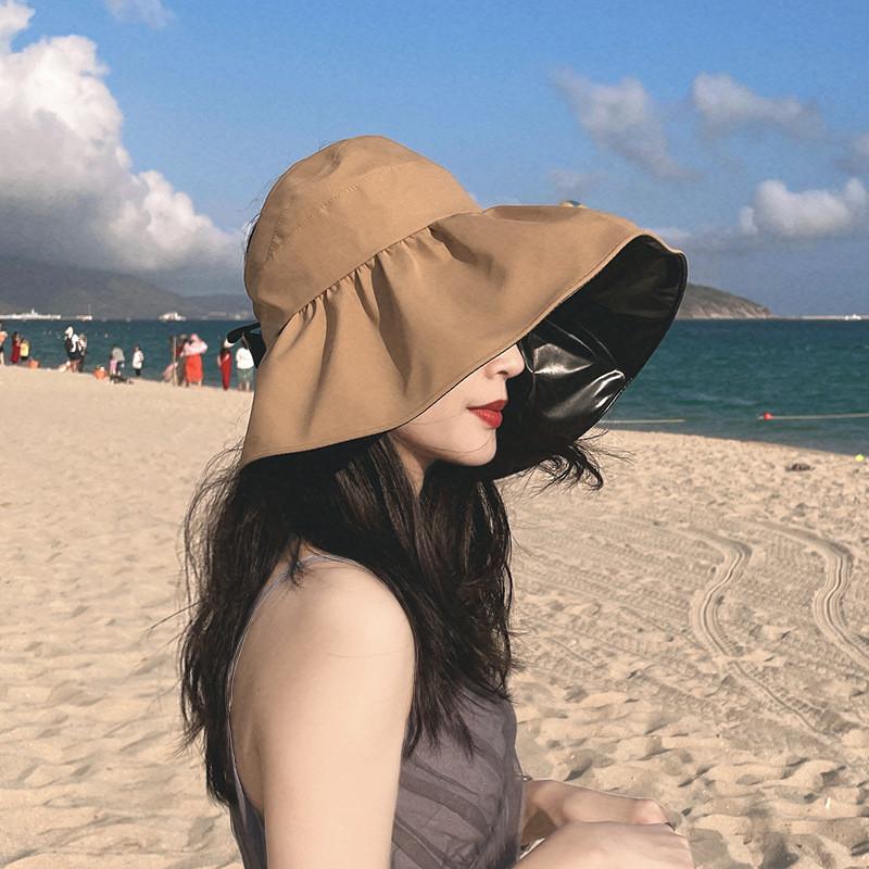 Elegant Uv Blocking Open Top Sun Hat For Women Breathable And Sun Protective