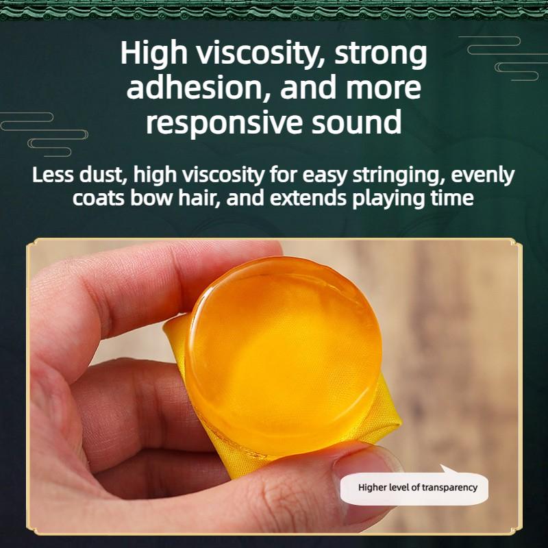 Violin Rosin Low Dust String Instrument Accessory for Erhu and Violin Care Professional Violin Universal Instrument Accessories