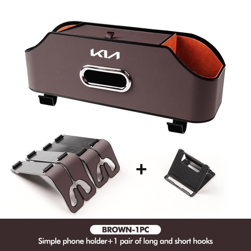 Car Seat Back Storage Box Water Cup Holder Organizer Interior Accessories For KIA Cerato Soul Venga Forte Spectra Sedona Niro nvhs30