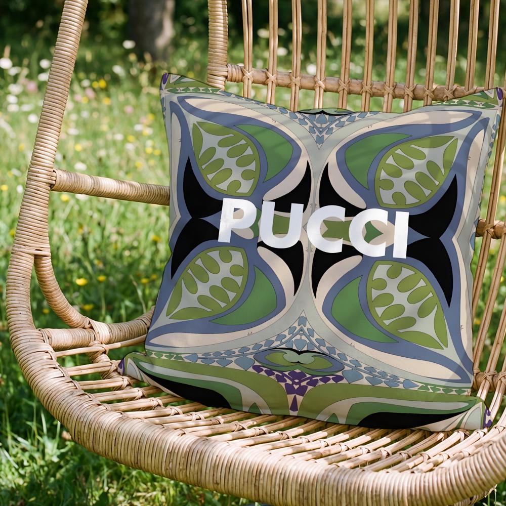 Stylish EEmilio Pucciful Cushion Cover Versatile DoubleSided Pillow Case Fit for Sofa Bed Car Daily Decor