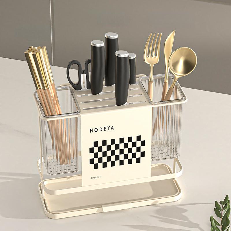 1PC Multi Functional Kitchen Storage Rack, Where Chopsticks, Knives, Forks, and Spoons Can Be Stored Uniformly